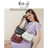 En-Ji Nami Shoulderbag Wanita - Ivory