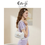 En-Ji Nami Shoulderbag Wanita - Ivory