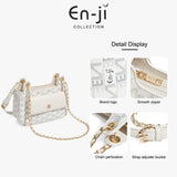 En-Ji Nami Shoulderbag Wanita - Ivory