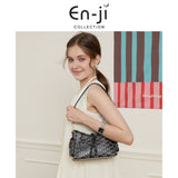 En-Ji Nara Shoulderbag Wanita - Burgundy