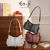 En-Ji Nara Shoulderbag Wanita - Burgundy