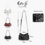 En-Ji Nara Shoulderbag Wanita - Burgundy