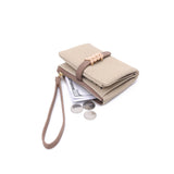 En-Ji Riku Wallet Wanita - Khaki