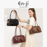 En-ji Yonjung Shoulderbag Wanita - Nougat