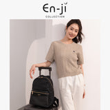 En-ji Mirea Backpack Wanita - Khaki