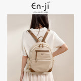 En-ji Neyobi Backpack Wanita - Cream