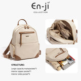 En-ji Neyobi Backpack Wanita - Cream