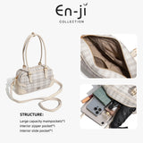 En-ji Yunjung Shoulderbag Wanita - Cream