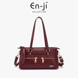 En-ji X Tzi Xuan - Moni Shoulderbag Wanita - Merlotred