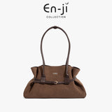 En-Ji Bora Shoulderbag Wanita Warna Nougat