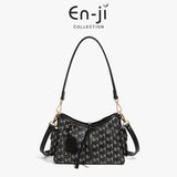 En-Ji Nara Shoulderbag Wanita - Black