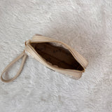 En-Ji Uni Pouch Wanita Warna Cream