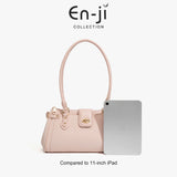 En-Ji Hami Shoulderbag Wanita - Cream