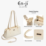 En-Ji Yunso Shoulderbag Wanita - Cream