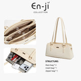 En-Ji Yunso Shoulderbag Wanita - Cream