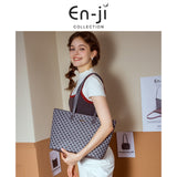En-Ji Sylvie Totebag Wanita - Burgundy
