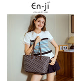 En-Ji Sylvie Totebag Wanita - Nougat