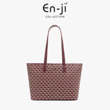 En-Ji Sylvie Totebag Wanita - Burgundy