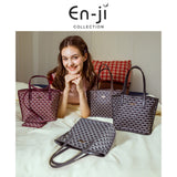 En-Ji Lilou Handbag Wanita - Nougat