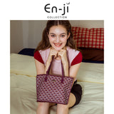 En-Ji Lilou Handbag Wanita - Nougat