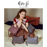 En-Ji Adel Shoulderbag Wanita - Burgundy
