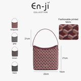 En-Ji Lusia Handbag Wanita - Nougat