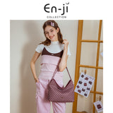 En-Ji Anesa Shoulderbag Wanita - Burgundy