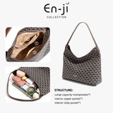 En-Ji Anesa Shoulderbag Wanita - Burgundy