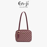 En-Ji Elodi Shoulderbag Wanita - Burgundy