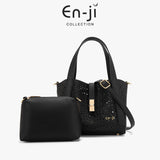 En-Ji Yeji Handbag Wanita - Black