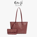 En-Ji Sonsu Totebag Wanita - Burgundy