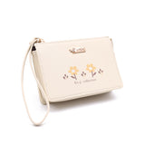 En-Ji Melo Wallet Wanita - Cream