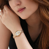 En-Ji Saiko Jam Tangan Wanita - Gold Silver
