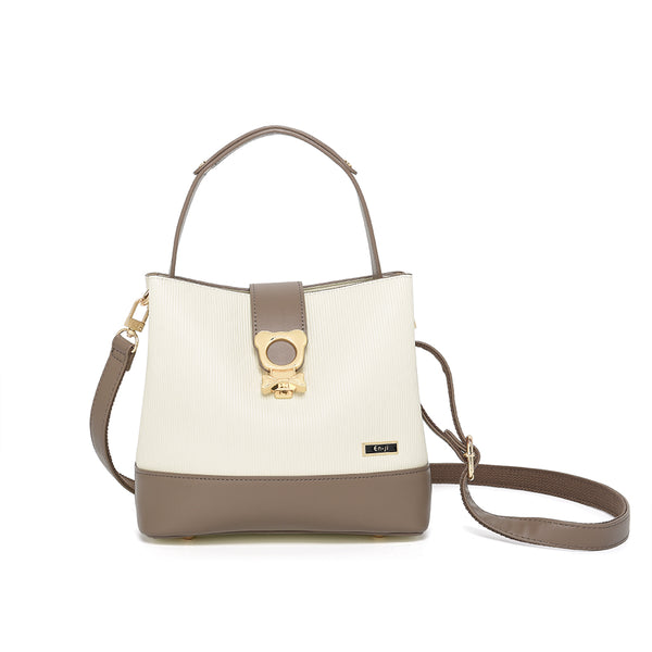 En-ji Sonha Handbag - Cream