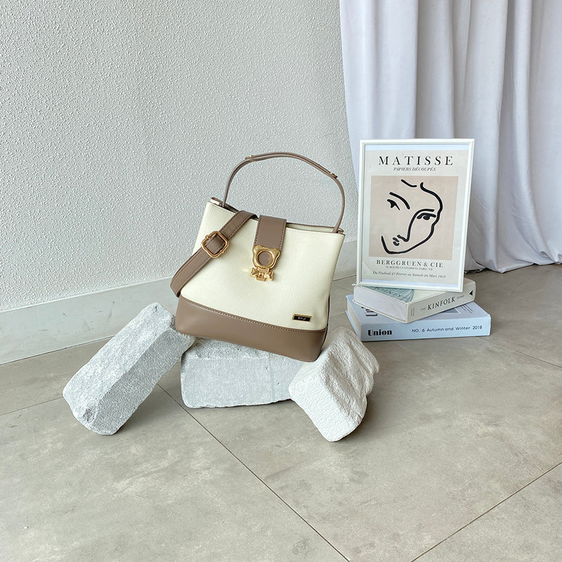 En-ji Sonha Handbag - Cream