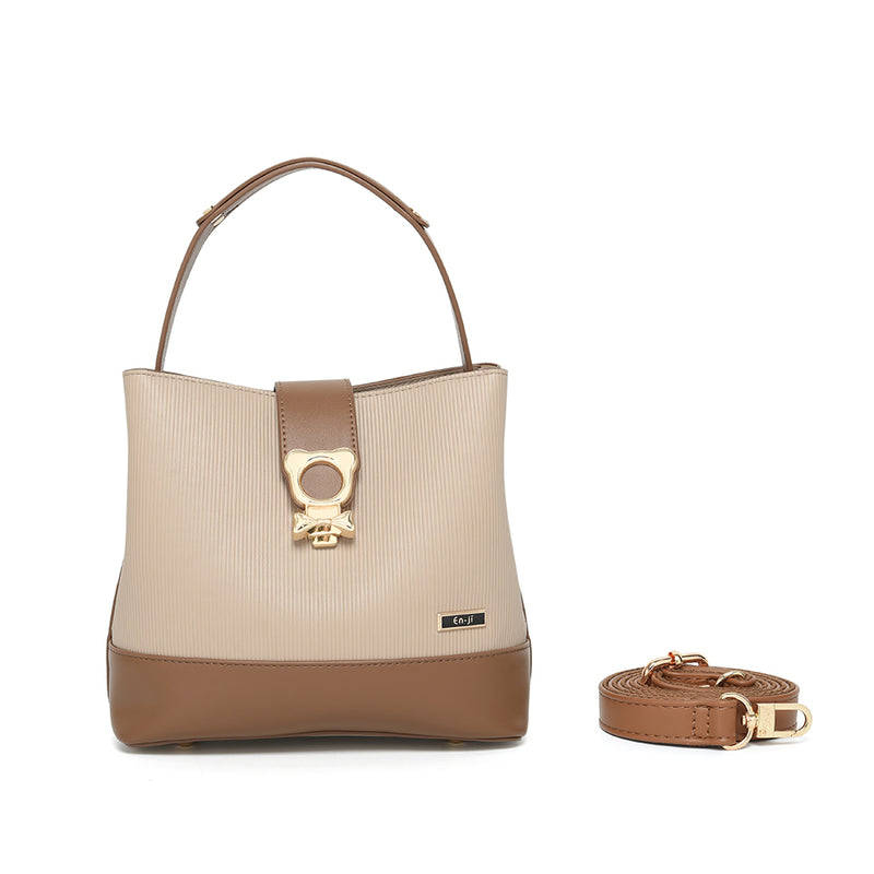 En-ji Sonha Handbag - Khaki