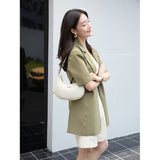 En-ji Seoari Handbag - Khaki