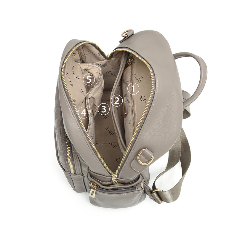 En-ji Narumi Backpack - Taupe