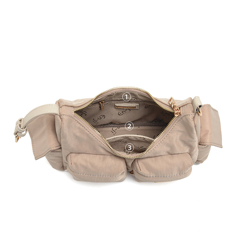 En-ji Daijin Slingbag - Taupe