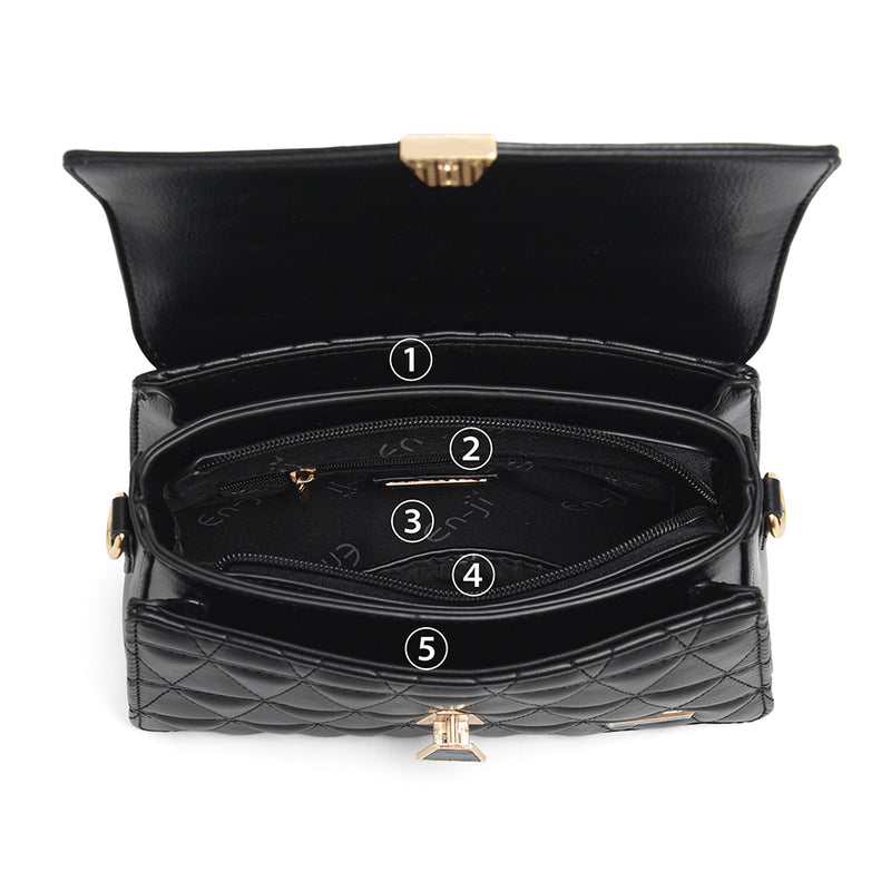 En-ji Misa Slingbag - Black