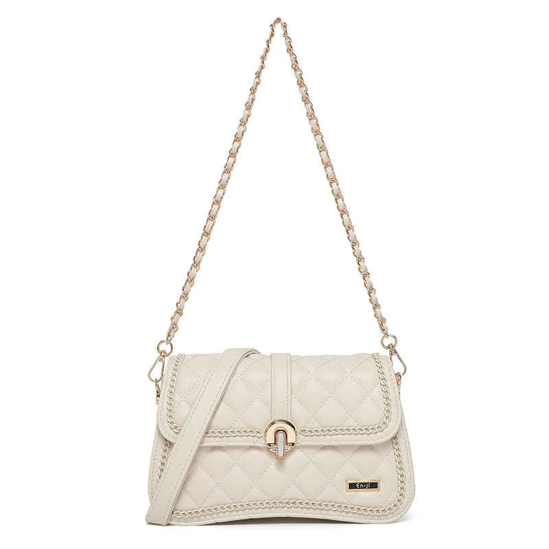 En-ji Jimon Shoulderbag - Ivory