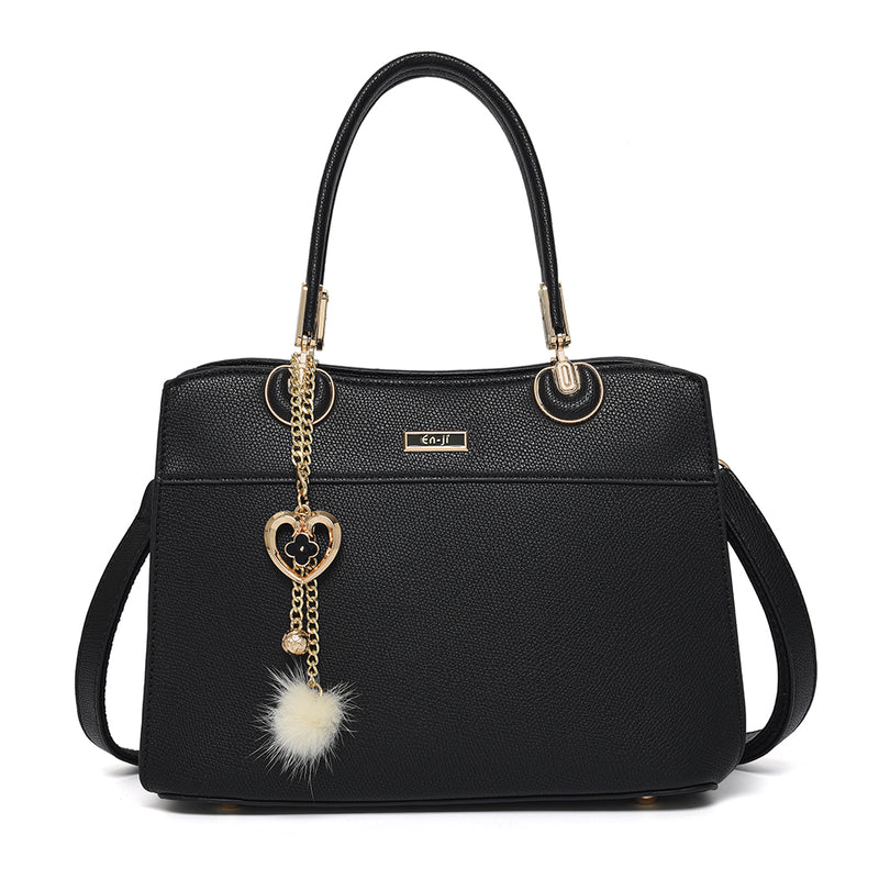 En-ji Miji Handbag - Black