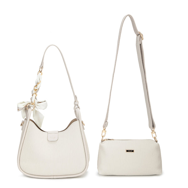 En-ji Yojung Shoulderbag - Pastelgrey