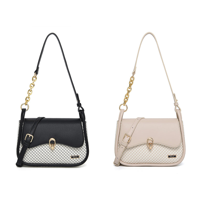 En-ji Kyungi Shoulderbag - Cream