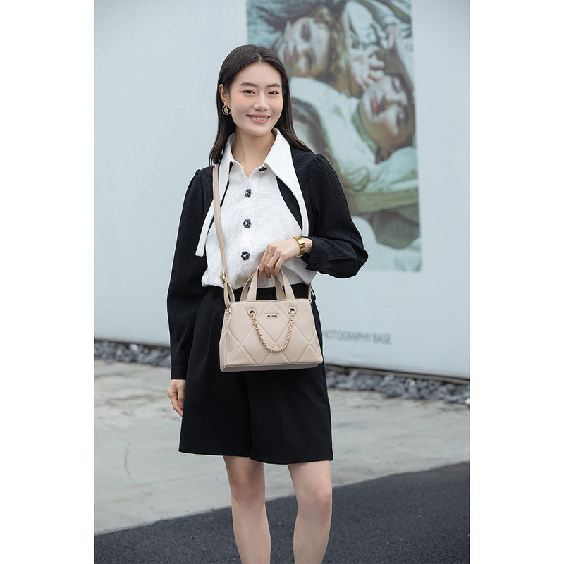 En-ji Yosin Handbag - Ivory