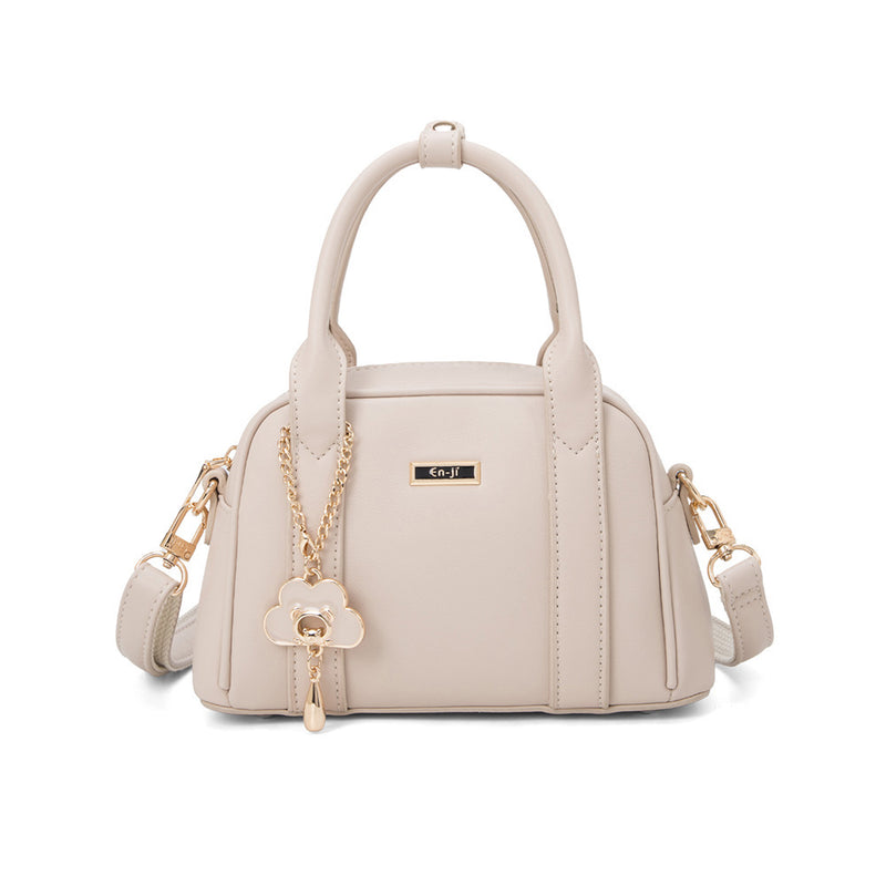 En-ji Musan Handbag - Cream