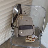 En-ji Memo Backpack Wanita - Khaki