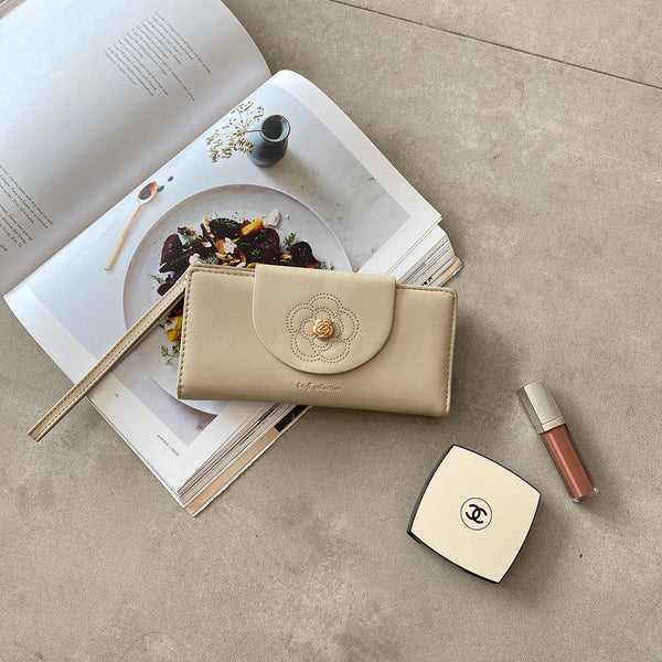 En-ji Seijun Wallet - Cream