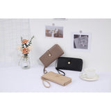 En-ji Chinsu Wallet - Cream