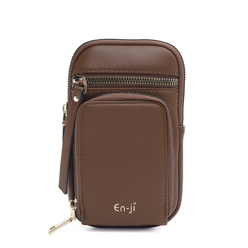 En-ji Jinsa Wallet - Brown